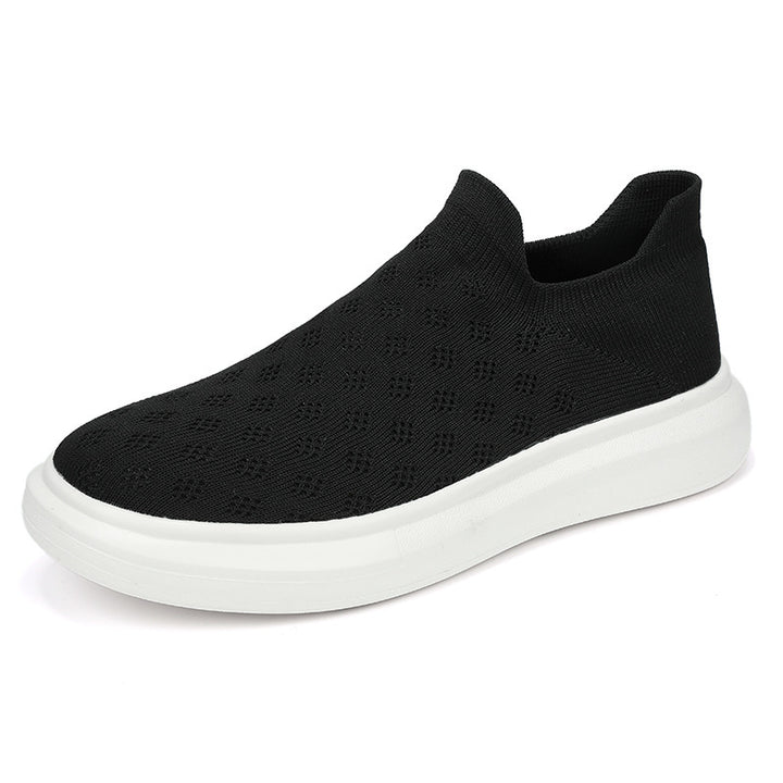 Unisex nan leichter Strick-Slipper mit perforierter Atmungsstruktur und dämpfender Leichtsohle Drune