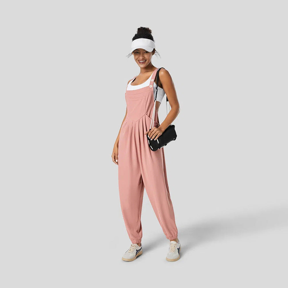Damen Lässiger Jumpsuit mit schickem Schnitt und praktischen Taschen Drune
