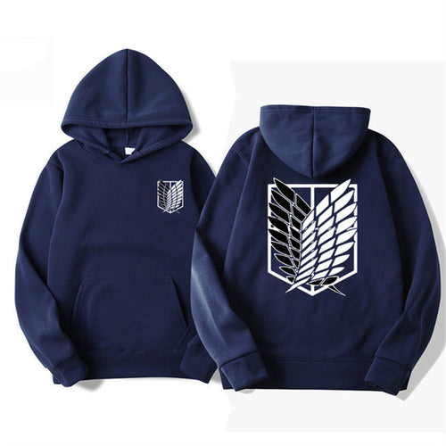 Damen Kapuzenpullover mit klassischem Anime-Motiv Drune