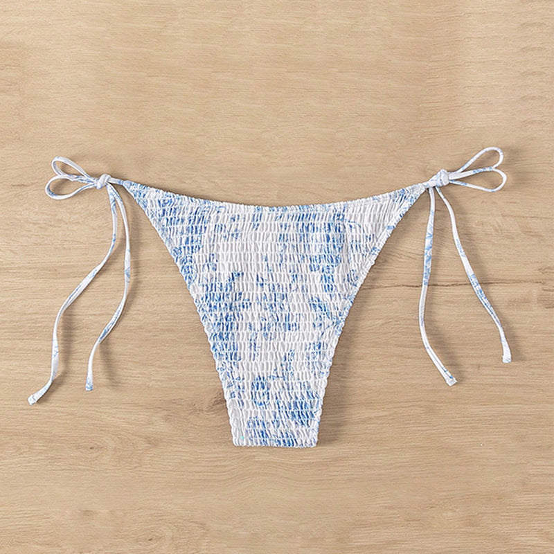 Damen Bikinislip mit elastischem Rüschendesign Drune