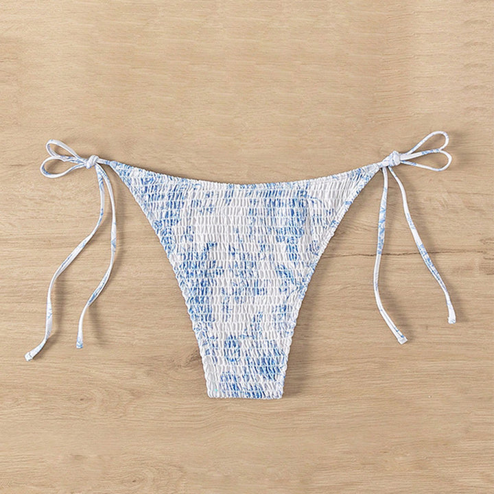 Damen Bikinislip mit elastischem Rüschendesign Drune