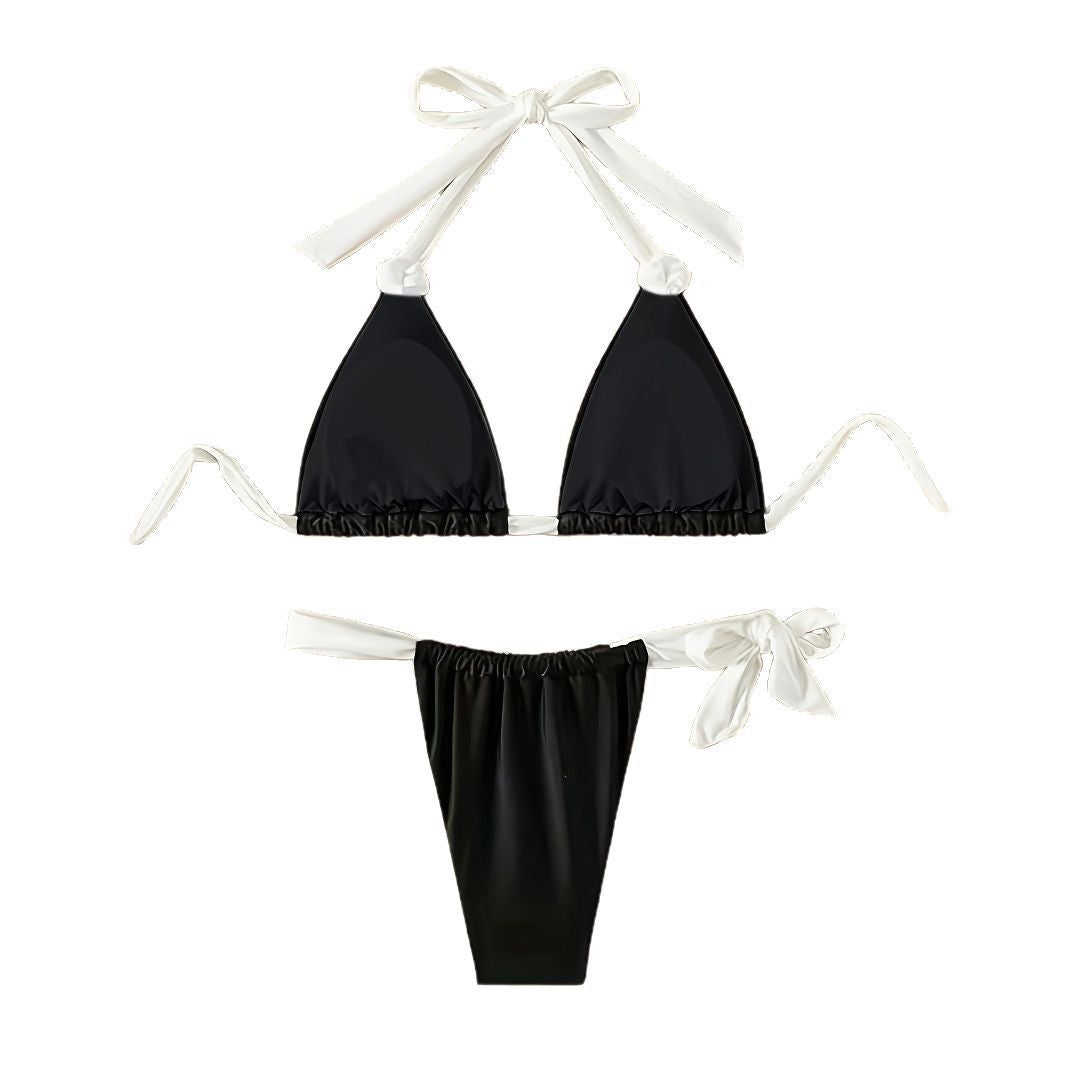 Damen Triangel-Bikini mit raffinierter Bindetechnik Drune