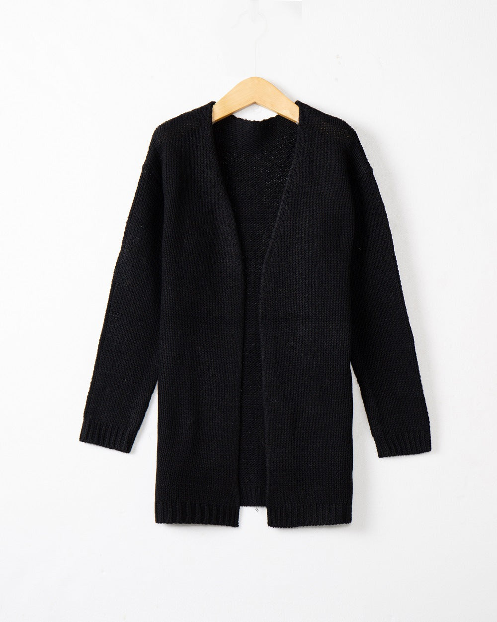 Damen Offene Strickjacke mit lässigem Schnitt und Taschen Drune