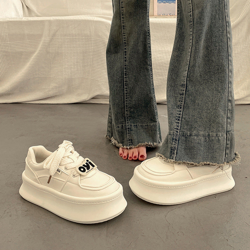 Damen Sportliche Plateau-Sneaker mit modischem Design und bequemer Dämpfung Drune