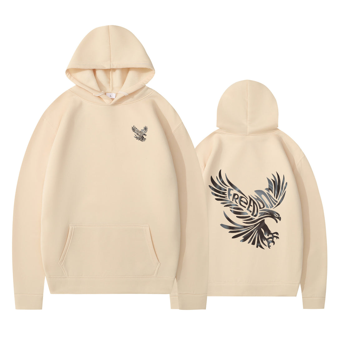 Damen Kapuzenpullover mit ikonischem Adlerdesign und weichem Innenfutter Drune