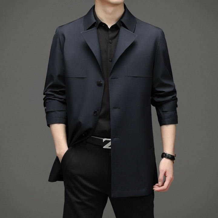 Herren modische Übergangsjacke mit klassischem Schnitt und praktischen Taschen Drune