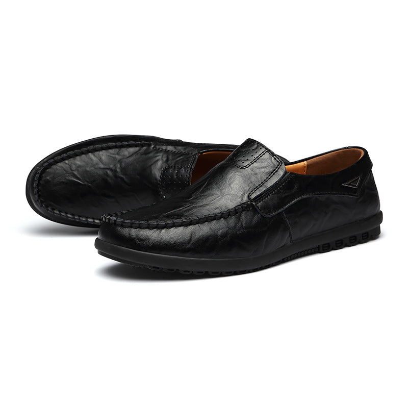Herren Elegante Mokassins mit elastischem Einstieg und rutschfester Sohle Drune