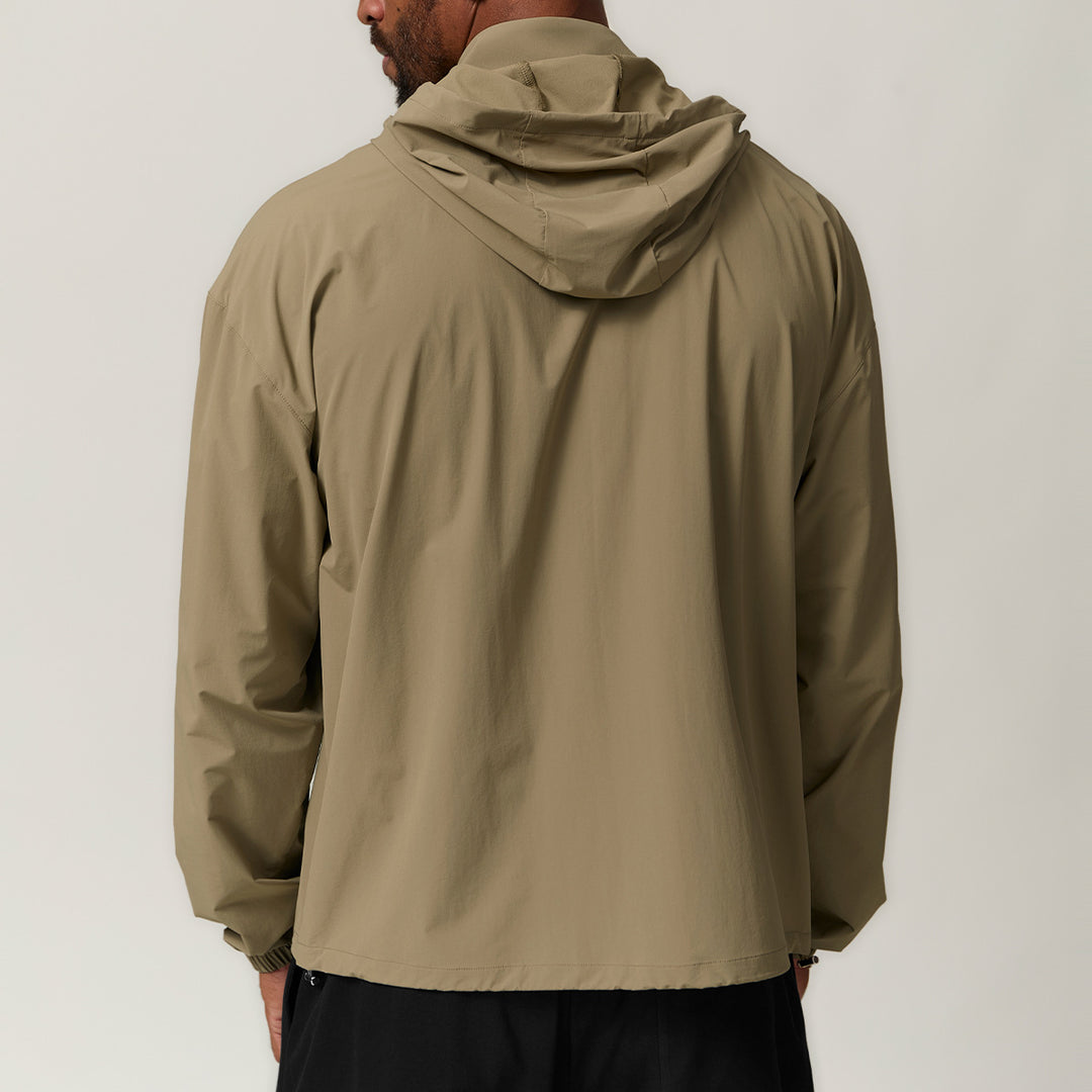 Herren Windbreaker mit verstellbarem Kapuze Drune