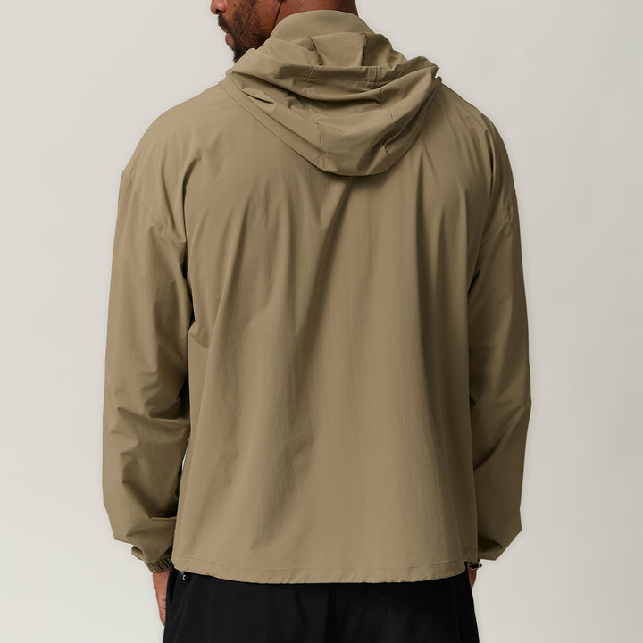 Herren Windbreaker mit verstellbarem Kapuze Drune