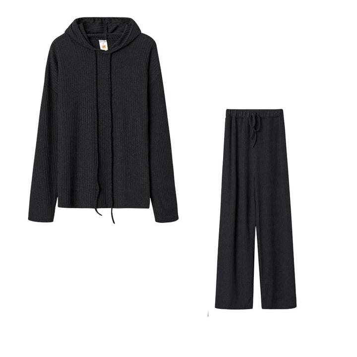 Damen Gemütlicher Pullover und Hose Set Drune