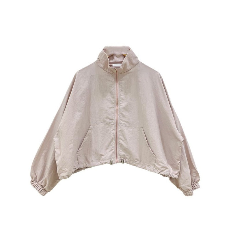 Damen lässige Übergangsjacke mit elastischen Bündchen Drune