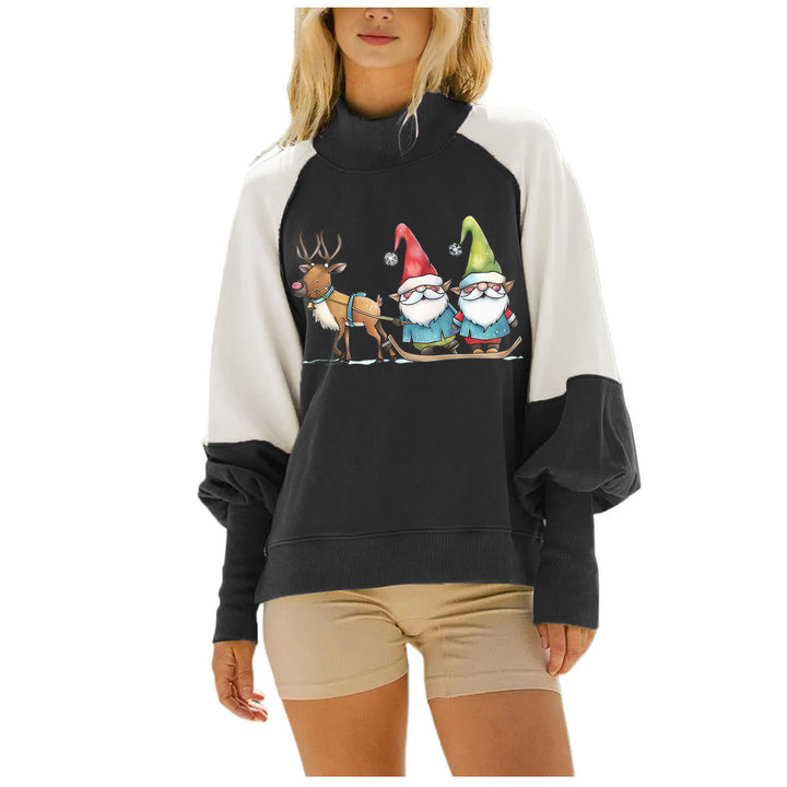 Damen Sweatshirt mit festlichem Motiv Drune