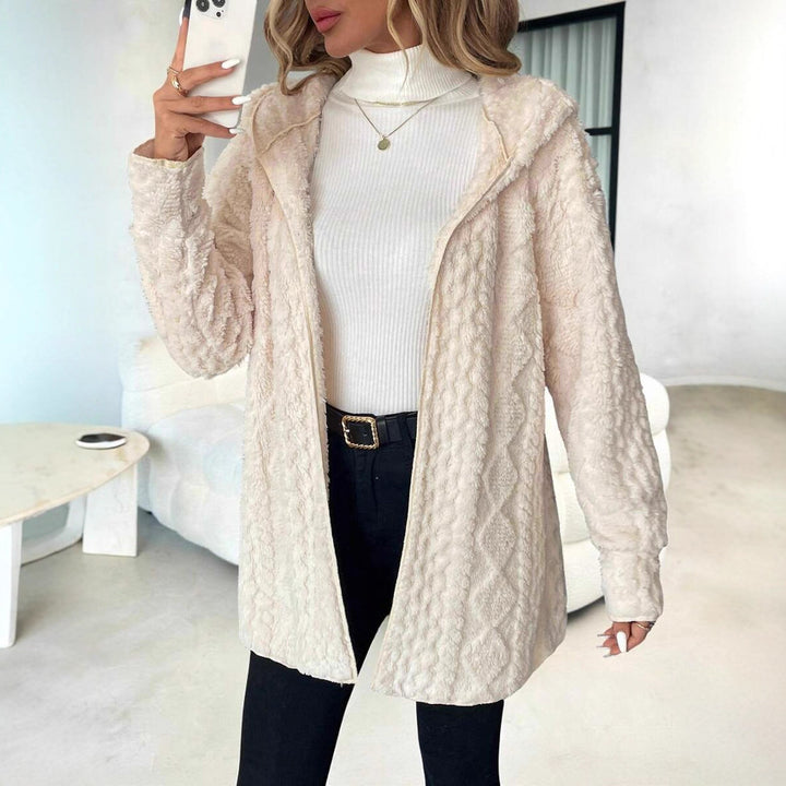 Damen Fleece-Jacke mit luxuriösem samtigem Touch Drune