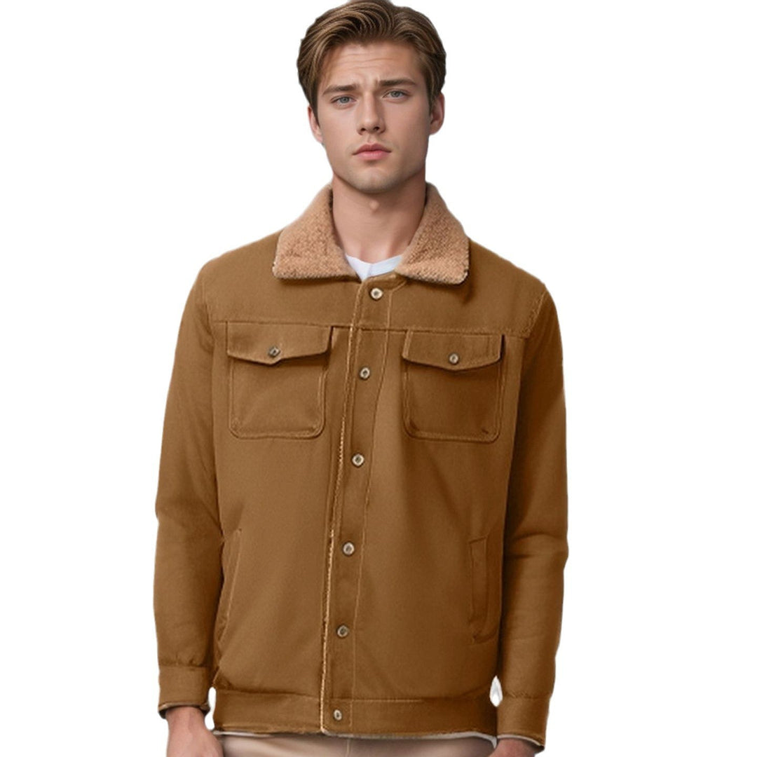 Herren vielseitige Freizeitjacke mit weichem Kragen Drune