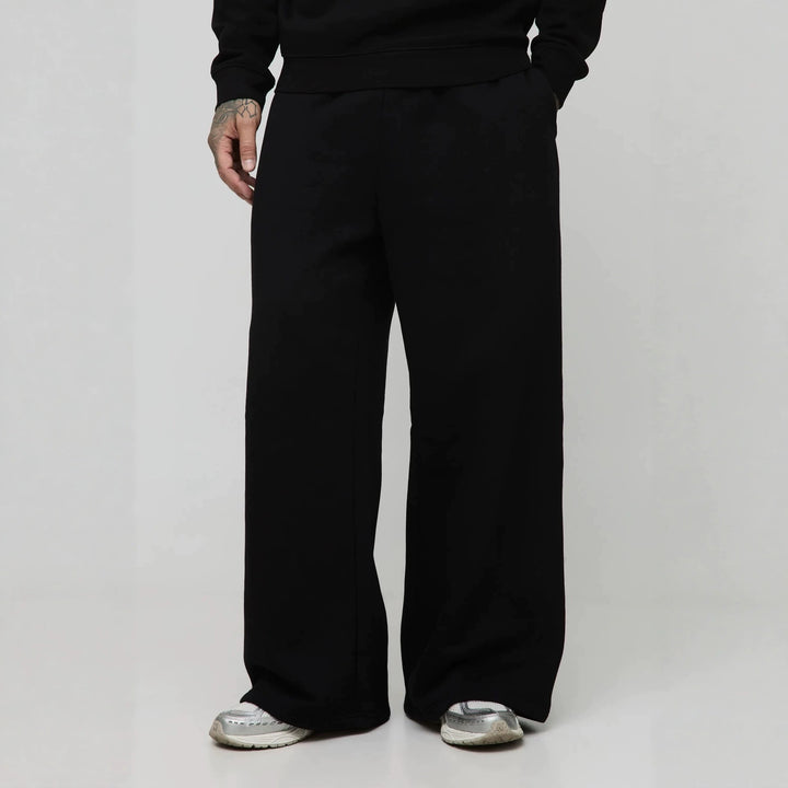 Unisex nan gefütterte Sweatpants mit elastischem Komfortbund, geradem Bein und seitlichen Eingrifftaschen Drune