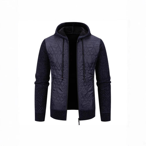 Herren gesteppte Übergangsjacke mit hohem Kragen und modernem Design Drune