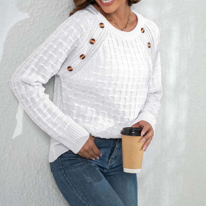 Drune | Pullover Aus Einfarbiger Strickware