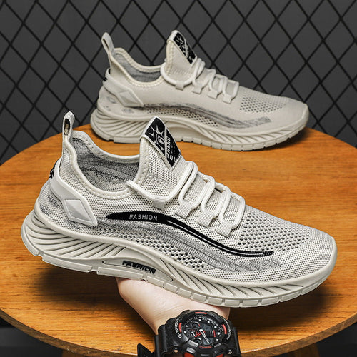 Damen Atmungsaktive Lifestyle-Sneaker mit rutschfester Laufsohle Drune