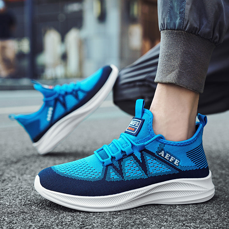 Herren Atmungsaktive Sport-Sneaker mit elastischem Schnürsystem Drune