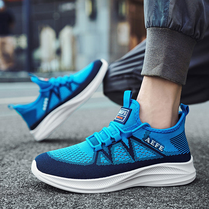 Herren Atmungsaktive Sport-Sneaker mit elastischem Schnürsystem Drune