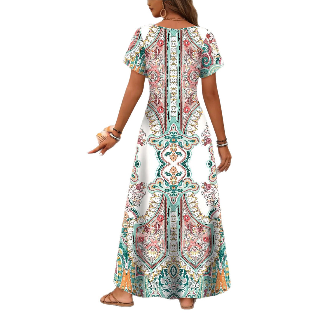 Damen Maxikleid Drune