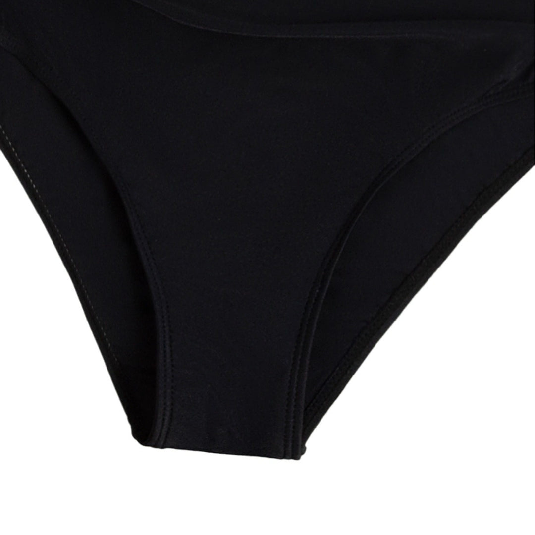 Damen Eleganter Badeanzug mit tiefem Ausschnitt und floralem Design Drune