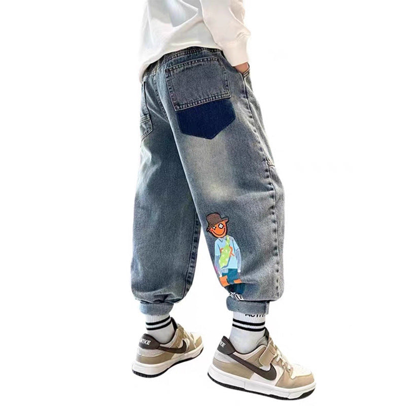 Herren lässige Baggy-Jeans mit einzigartigem Design Drune