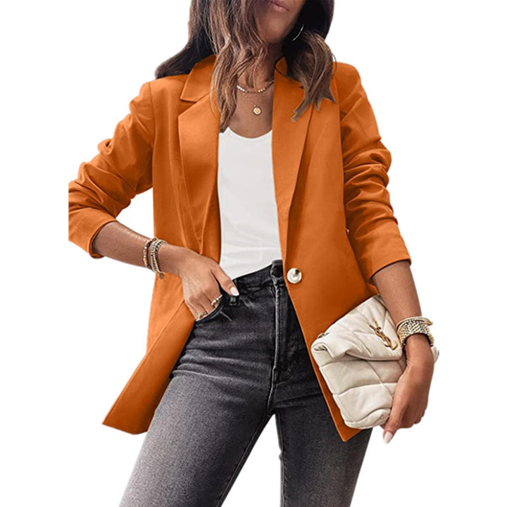 Damen eleganter Blazer mit modischem Schnitt und praktischen Taschen Drune