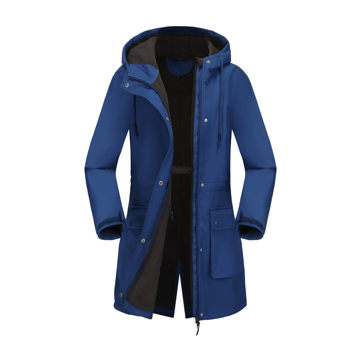 Damen funktionale Outdoor-Jacke mit verstellbarem Taillenzug und Innenfutter Drune