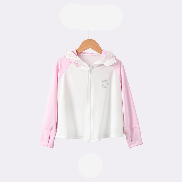Kinder UV-Schutzjacke mit Kapuze und atmungsaktiven Eigenschaften Drune