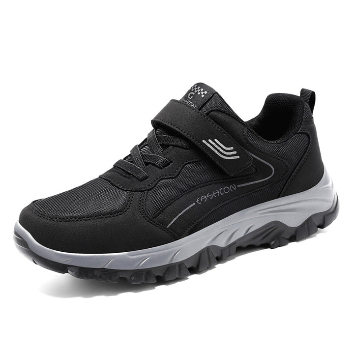 Damen nan robuster Trailwalking-Sneaker mit Klettverschluss, gepolstertem Fersenhalt und stoßdämpfender Profilsohle Drune
