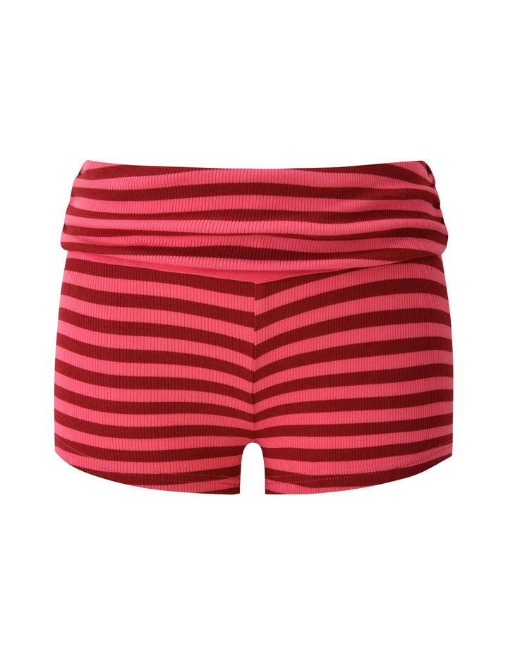 Damen Sportliche kurze Hose mit breitem Bund Drune