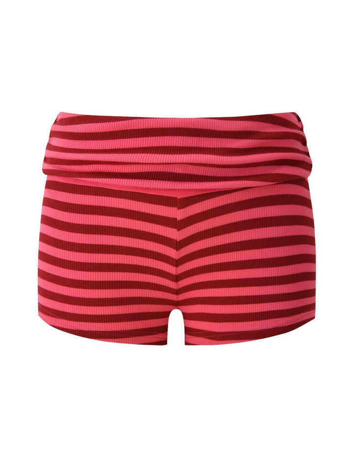 Damen Sportliche kurze Hose mit breitem Bund Drune