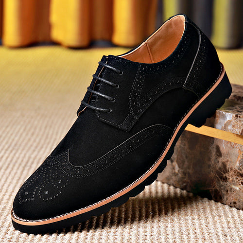 Herren Elegante und modische Brogueschuhe mit weichem Obermaterial Drune