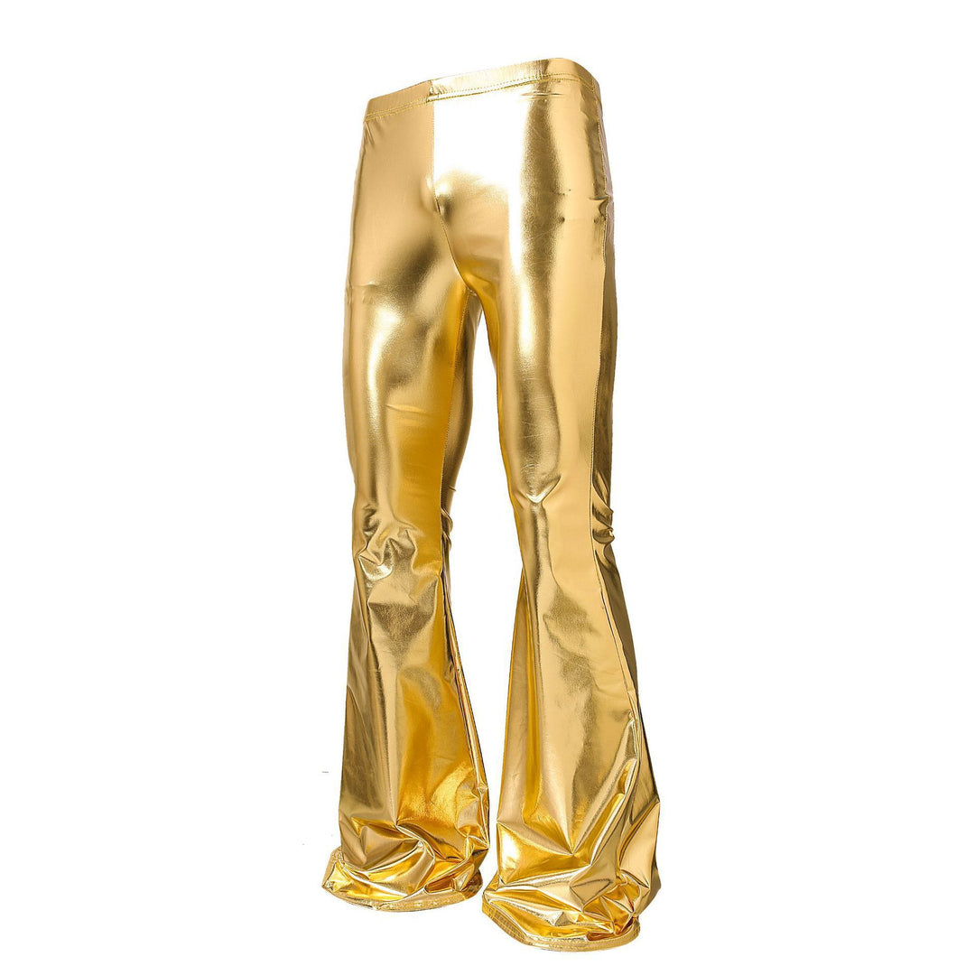 Damen Glänzende Bootcut-Hose aus hochwertigem Stretchmaterial Drune