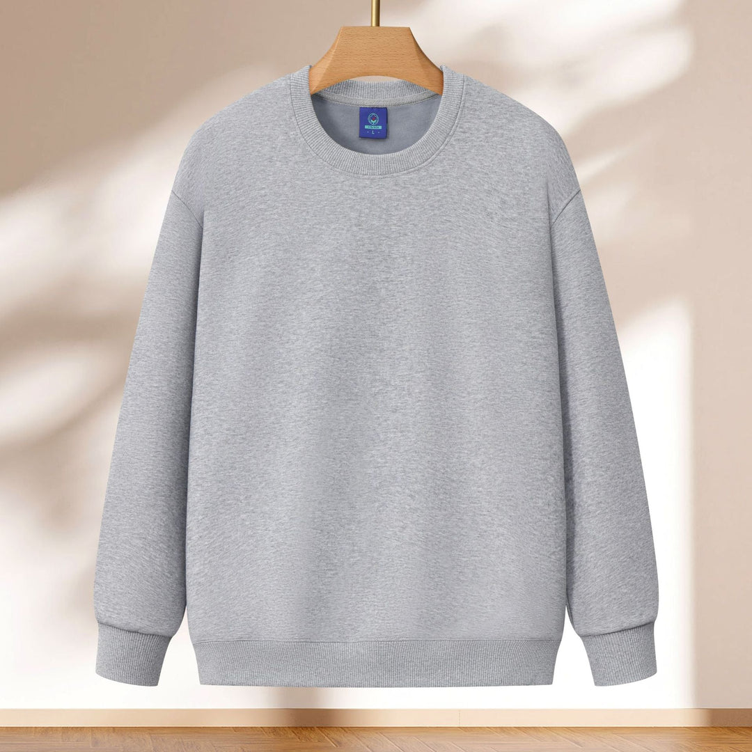 Damen lässiges Sweatshirt mit breiten Schultern und weichem Innenfutter Drune