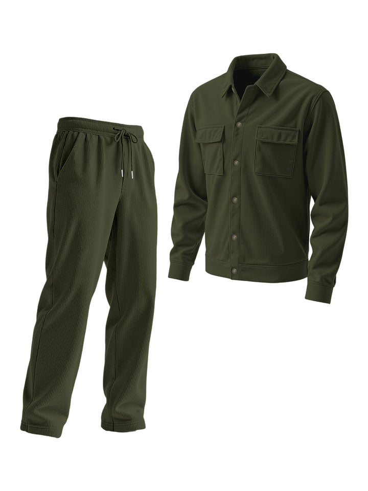 Herren Freizeitjacke und Jogginghose Set Drune