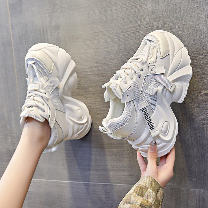 Damen Chunky Sneakers mit futuristischer Silhouette und atmungsaktivem Obermaterial Drune