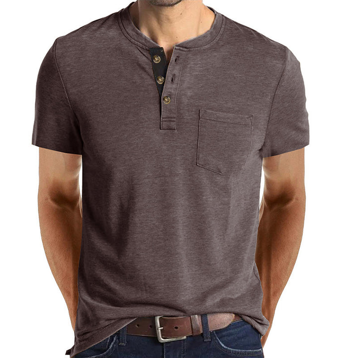 Stylisches Herren Henley-Shirt Drune