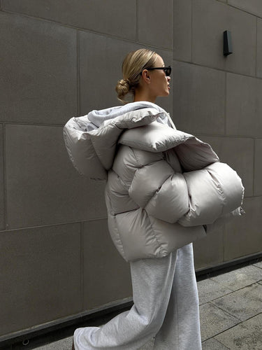Drune | Puffer-Jacke - Hoher Kragen Design - Warme Isolierung - Moderner Winterstil
