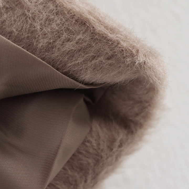 Damen lässige Teddyjacke mit Knopfleiste und aufgesetzten Taschen Drune