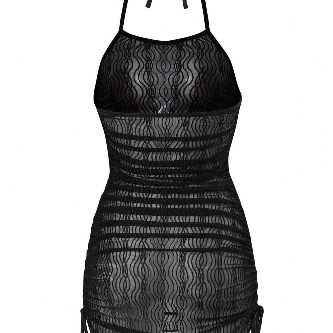 Damen Bikiniset mit floralem Wickeloberteil und hoch geschnittener Hose Drune