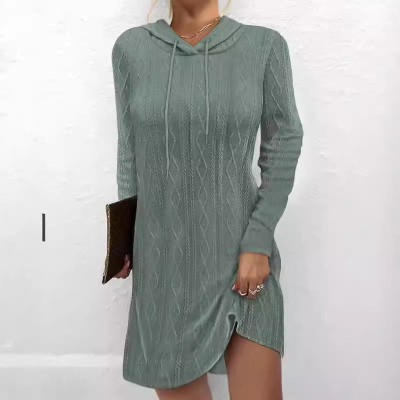 Damen Hoodie-Kleid Drune