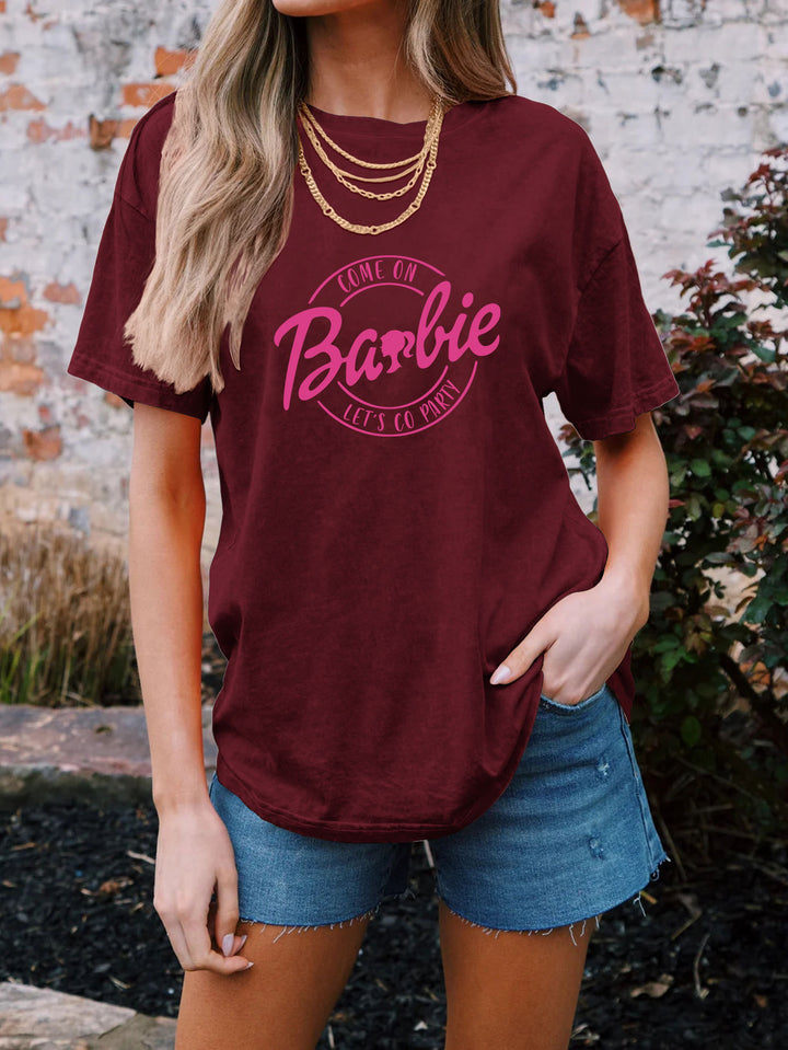 Frauen Grafik Party T-Shirt Drune