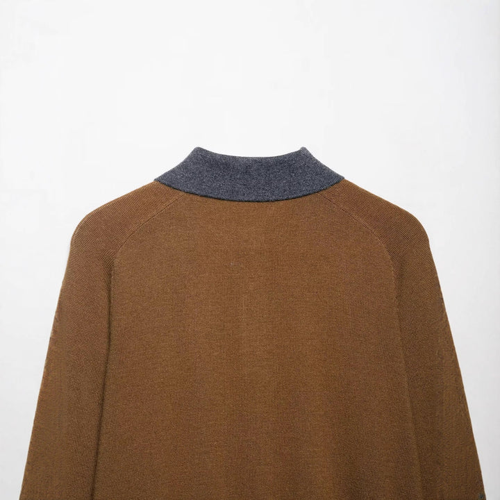 Damen Pullover mit klassischem Polokragen und modernem Rautenmuster Drune