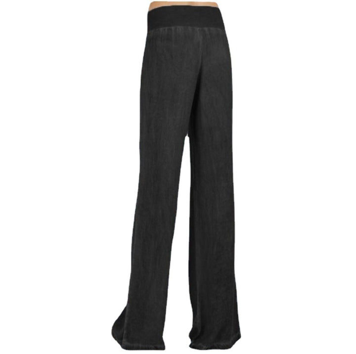 Damen Weite Palazzo-Hose mit komfortablem Bund Drune