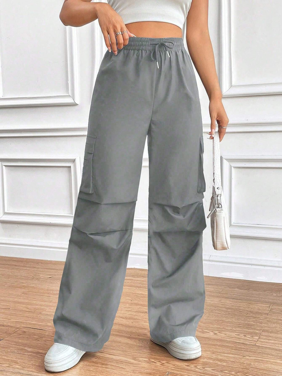 Damen Cargo-Hose mit hochmodernem Schnitt und praktischen Taschen Drune