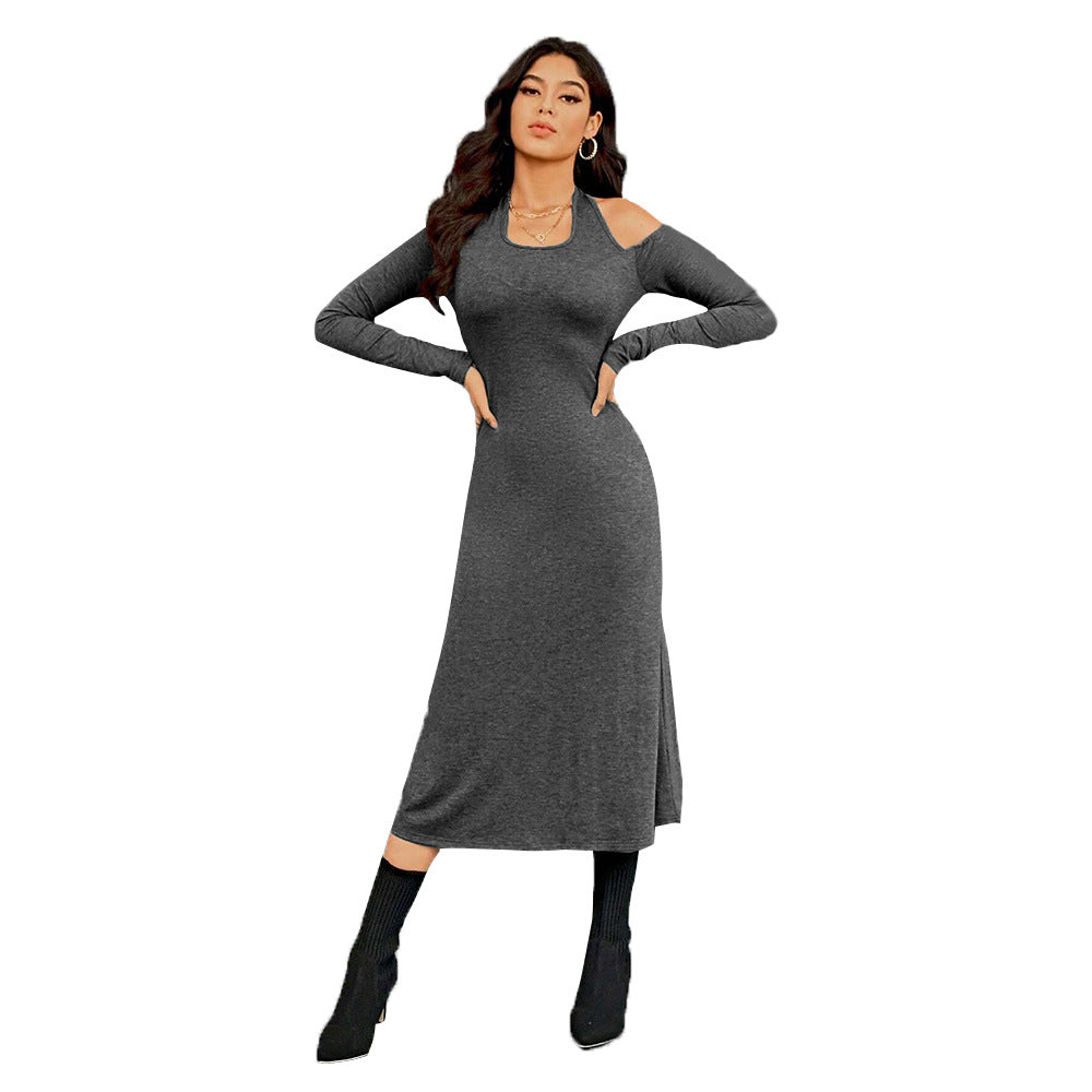 Damen Maxikleid mit schickem Schnitt und eleganten Cut-Out-Details Drune