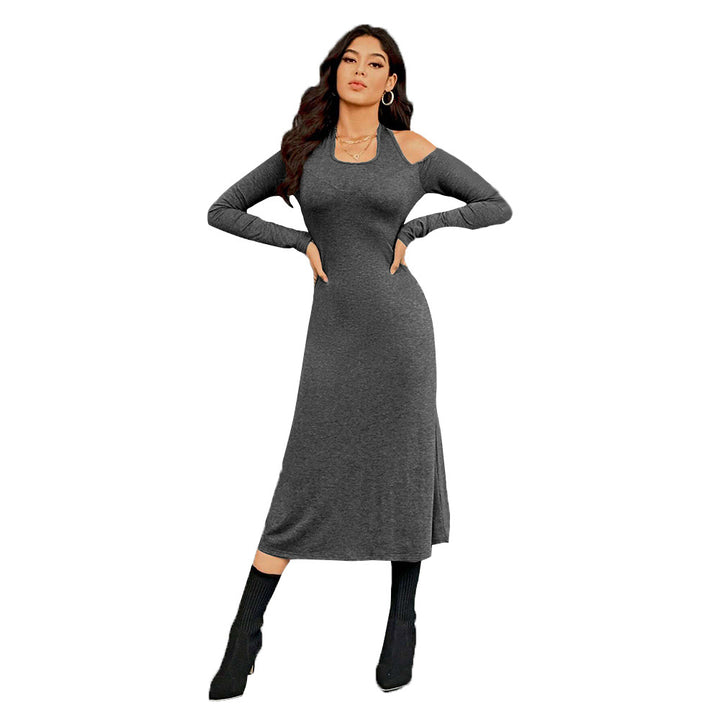 Damen Maxikleid mit schickem Schnitt und eleganten Cut-Out-Details Drune