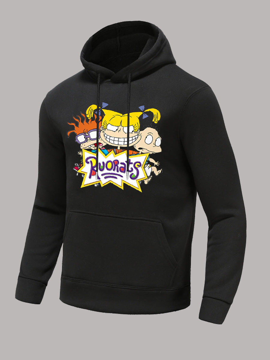 Damen Kapuzenpullover mit einzigartigem Cartoon-Motiv Drune